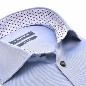 Ledub Modern Fit Shirt - Mid Blue