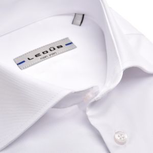 Ledub Modern Fit Shirt - Solid White