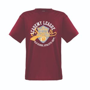 Adamo T-Shirt - Academy League Wine Red