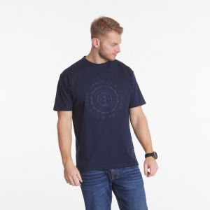 North 56˚4 T-Shirt - Embroidered Navy