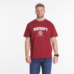 North 56˚4 T-Shirt - Trademark Red