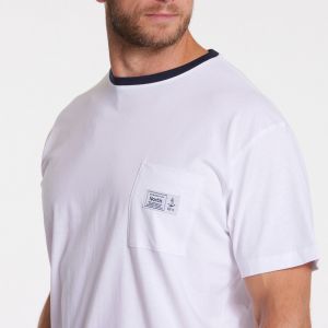 North 56˚4 T-Shirt - Pocket White