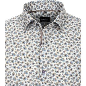Venti Modern Fit Shirt - Poppy White/Multi