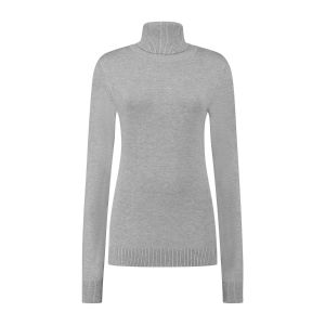 Casa Mia - Turtleneck Sweater Light Grey