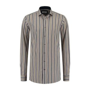 Corrino shirt - Milano Stripes Beige