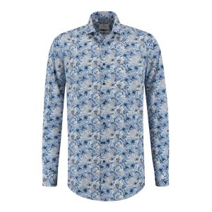 Corrino Shirt - Milano Blue Paradise