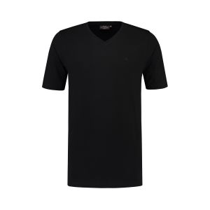 Kitaro T-shirt v-neck - Black