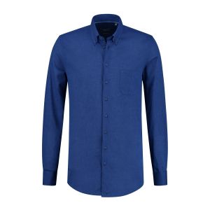 Ledub Modern Fit Shirt - Blue Linen