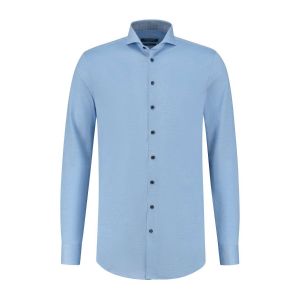 Ledub Modern Fit Shirt - Mid Blue