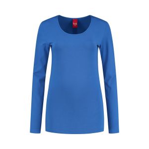 Only M - Basic O-neck top blue