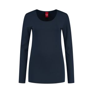 Only M - Basic O-neck top navy
