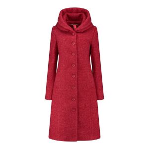 Only M - Winter Coat Bouclet Red