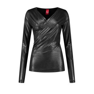 Only M - Wrap top Argento
