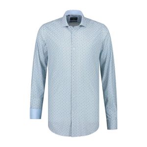 Corrino Shirt - Pattern Light Blue