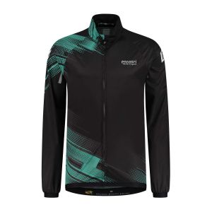 Panzeri Giro - Cycling jacket black/turquoise
