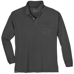 Redfield Polo Longsleeve - Pique Anthra