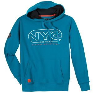 Redfield Hoodie Sweater - NYC Turquoise