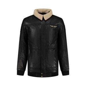 Replika Jeans - Leather jacket Paratrooper