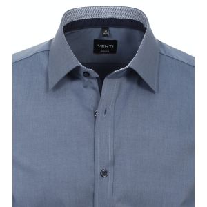 Venti Modern Fit Shirt - Kent Grey Blue