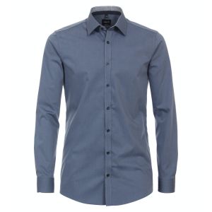 Venti Modern Fit Shirt - Kent Grey Blue