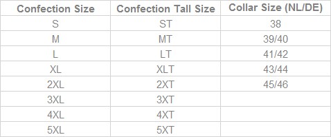 Red Camel Jeans Size Chart